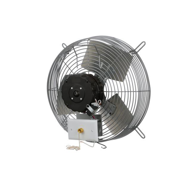 Tpi Industrial Exhaust Fan, 14" TEAO Motor, 120V, Wire Guard, 1/8HP, 3-Speed, Gray CE 14-D